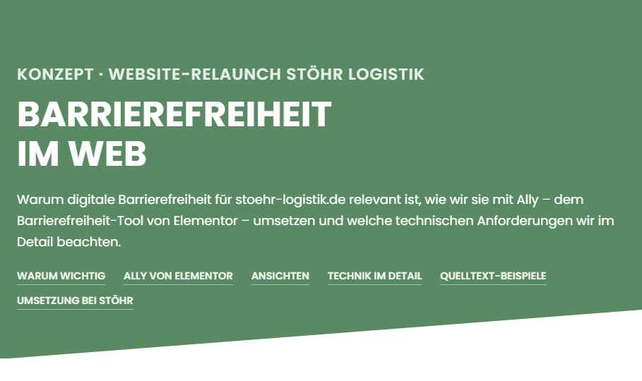 Screenshot Barrierefreiheit-Konzept